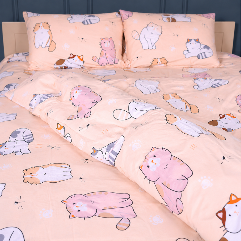 Комплект постельного белья Ranforce Elite 17-0665 Cream Kittens - 3