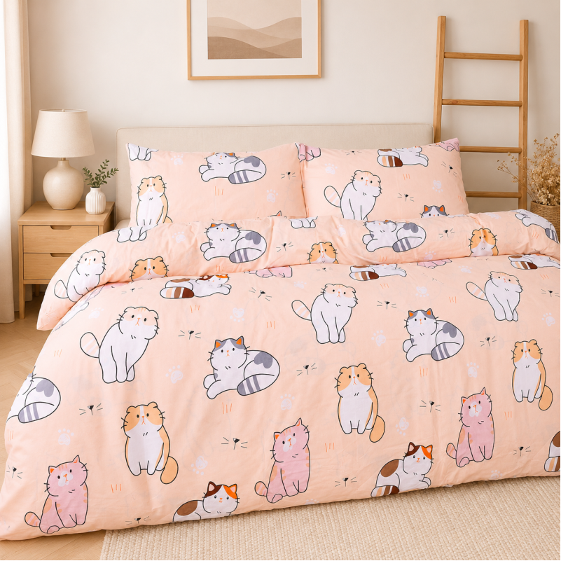 Простынь Ranforce Elite 17-0665 Cream Kittens - 2