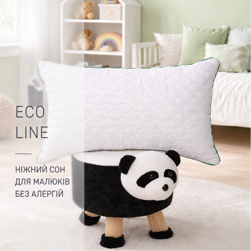 Подушка Бамбук Kids Time №0410 Eco Line (м`яка) - 1