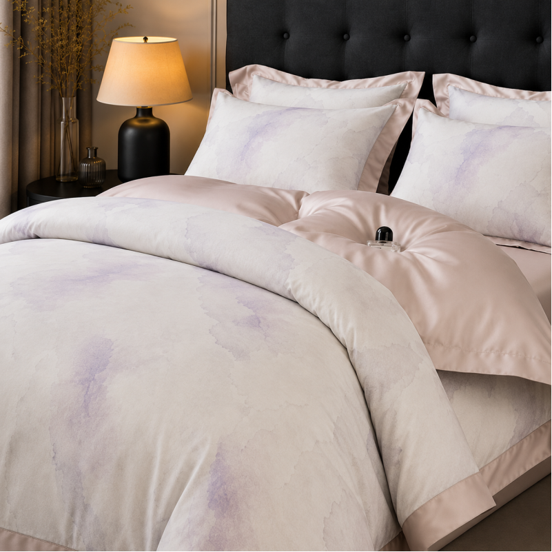 Комплект постільної білизни Tencel Elements Pink Pearl - 1