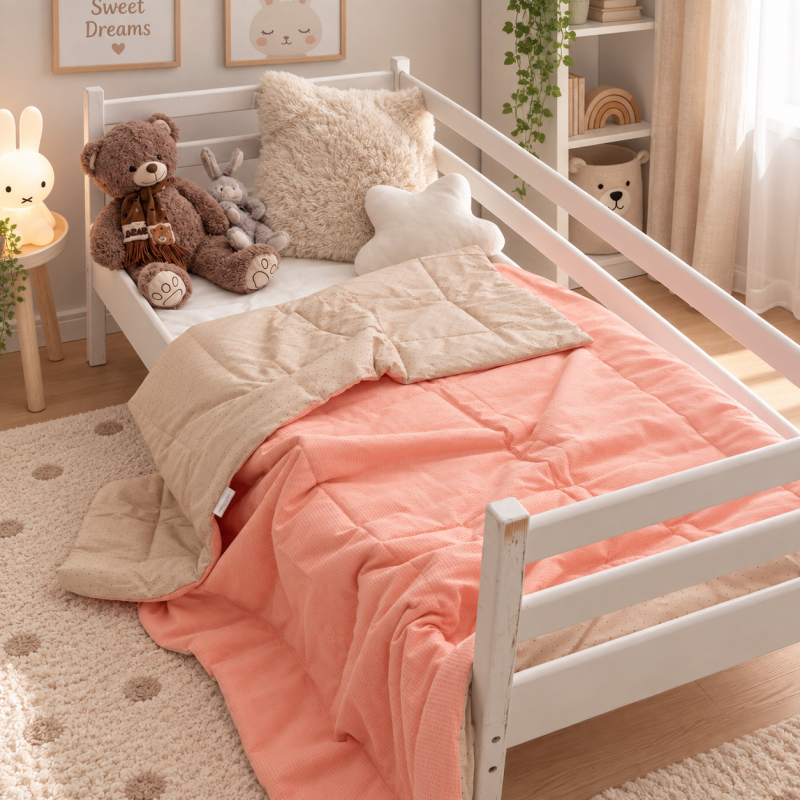 Детский плед №042 Poplin Waffle 02 Giraffe Фото - 6