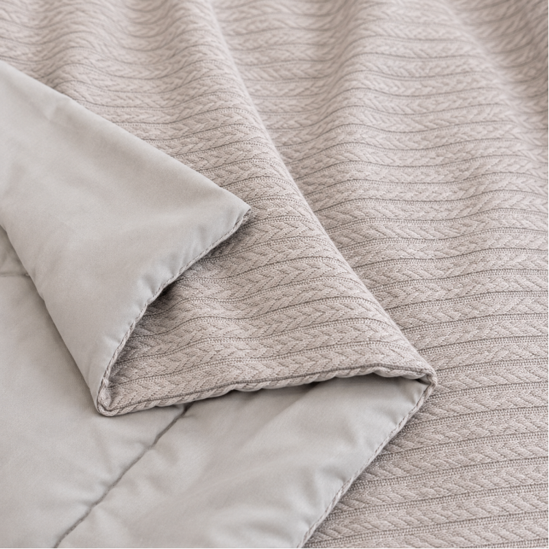 Детский плед №053 Premium Pique Gray - 1