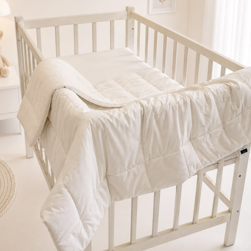 Детский плед №050 Premium Pique White - 2
