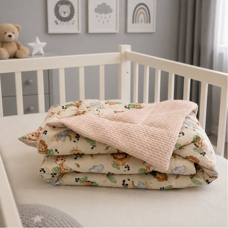 Детский плед №035 Silky Waffle 22-1418 Safari baby - 4