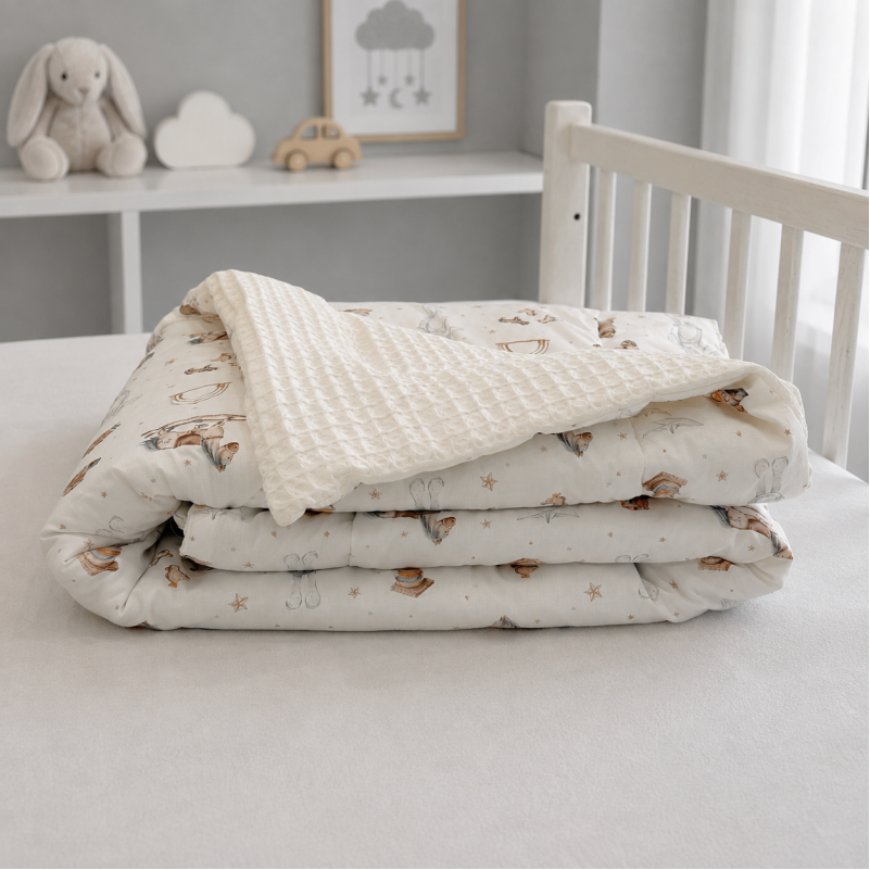 Детский плед №030 Silky Waffle 22-1422 Warm toys - 4