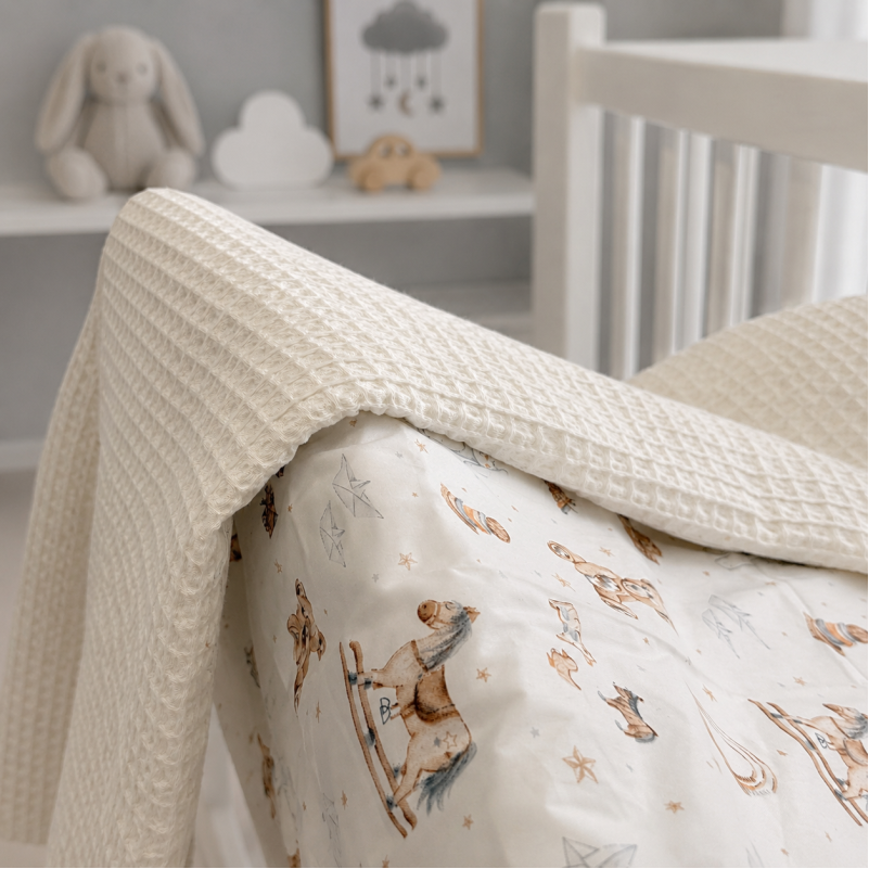 Детский плед №030 Silky Waffle 22-1422 Warm toys - 3