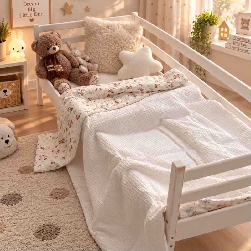 Детский плед №030 Silky Waffle 22-1422 Warm toys Фото - 6