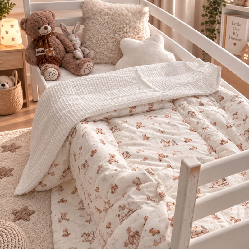 Детский плед №030 Silky Waffle 22-1422 Warm toys Фото - 8