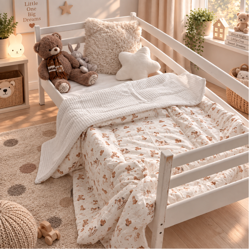 Детский плед №030 Silky Waffle 22-1422 Warm toys Фото - 7