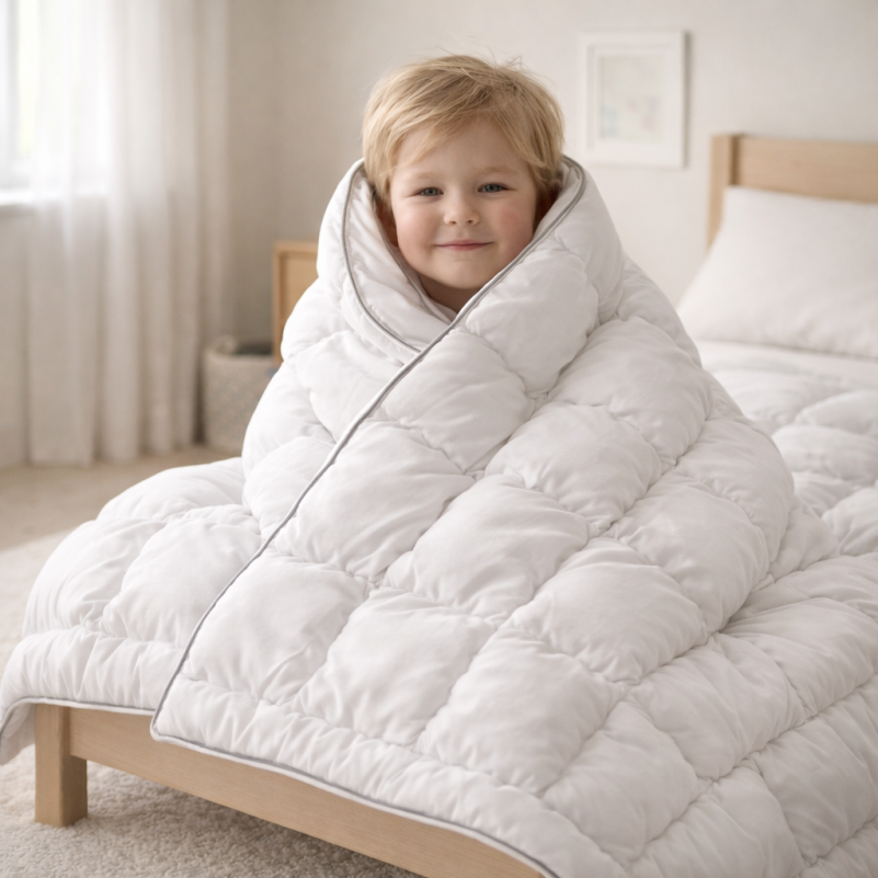 Ковдра антиалергенна Kids Time №1002 "Silver Cloud" EcoSilk (Демі) Фото - 6