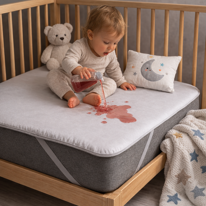 Наматрасник  Kids TimeTerry Waterproof №217 (махровый водонепроницаемый на резинке по углам) Фото - 6