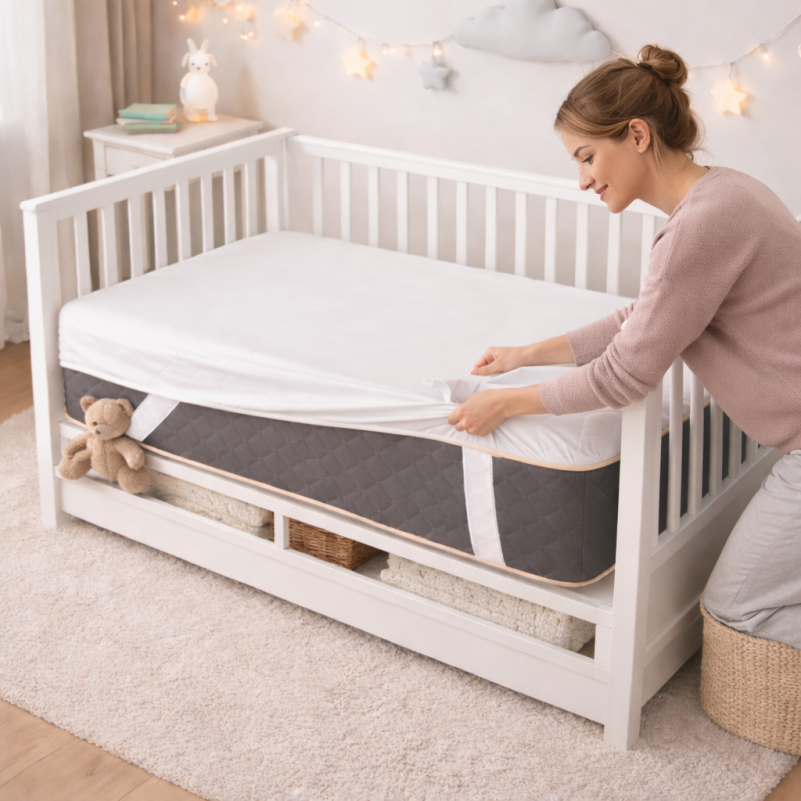Наматрасник Kids Time № 980 Natural Line Стандарт Тенсель (Modal) (обычный с резинкой по углах)    Фото - 6