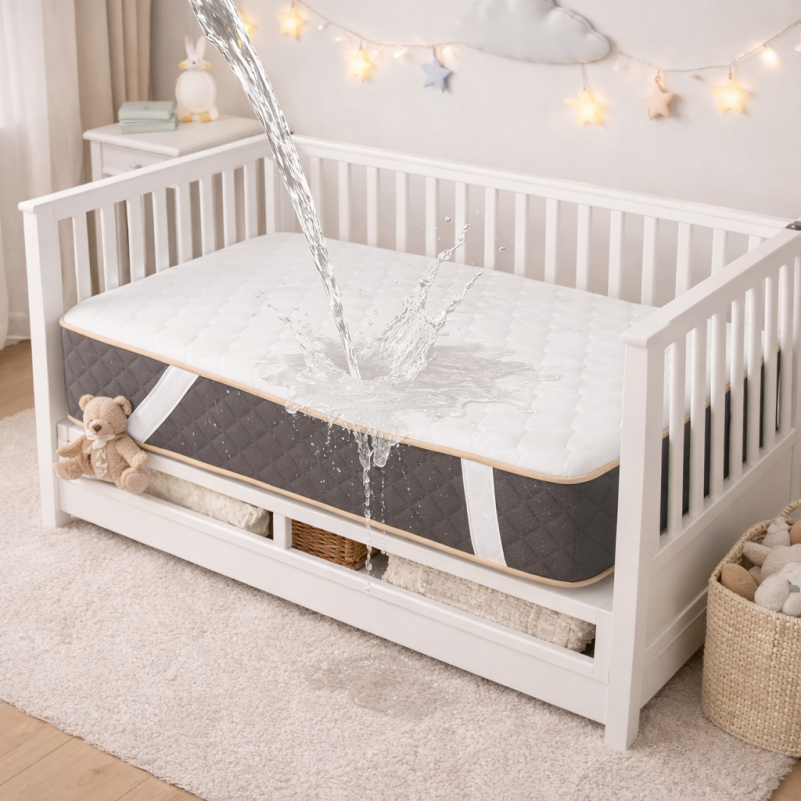Наматрасник Kids Time № 983 Natural Line Стандарт Тенсель (Modal) (водонепроницаемый с резинкой по углах)       Фото - 7