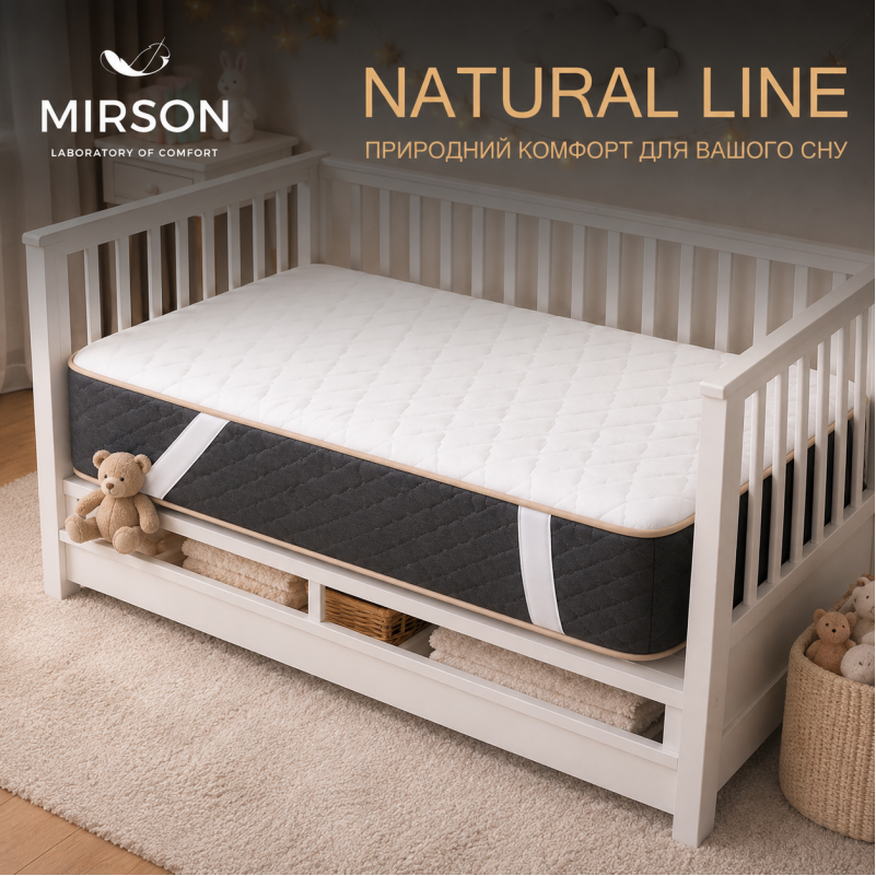 Наматрасник Kids Time № 980 Natural Line Стандарт Тенсель (Modal) (обычный с резинкой по углах)    - 1