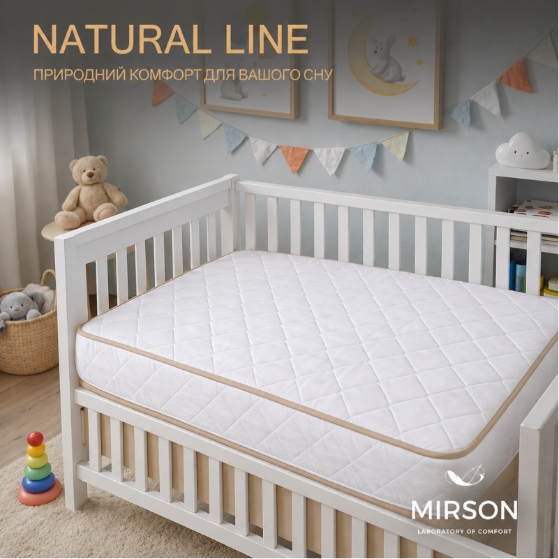 Наматрасник Kids Time № 981 Natural Line Стандарт Тенсель (Modal) (обычный с резинкой по периметру) - 2