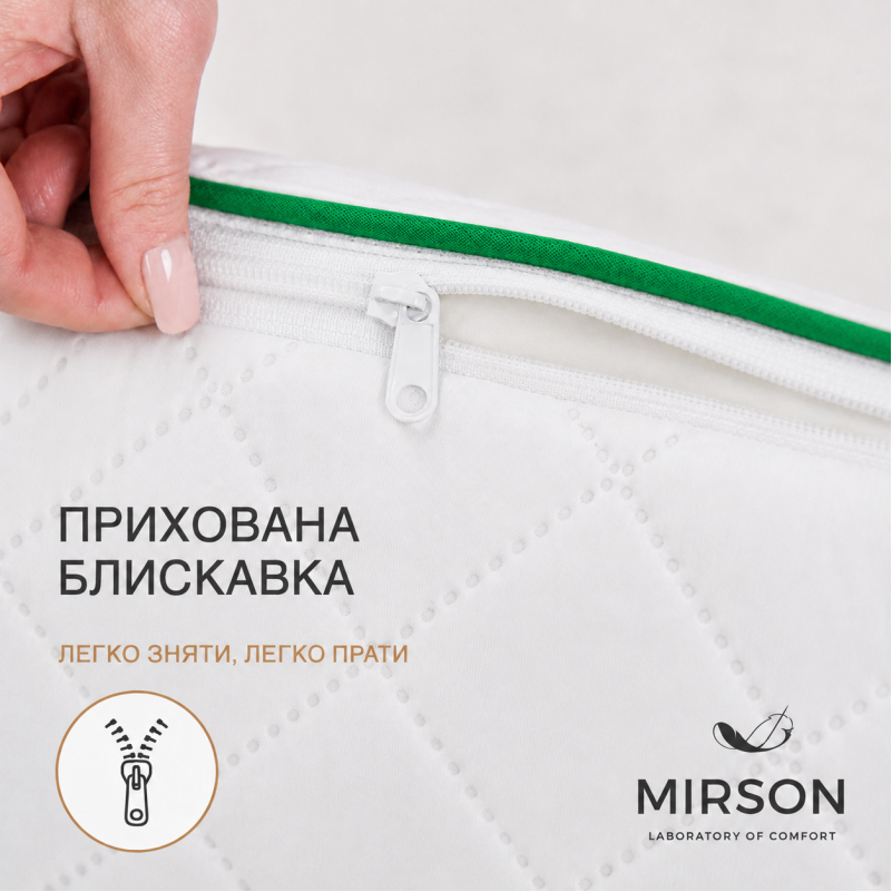 Подушка ортопедическая (стружка Memory) №4115 Steep Line Aloe Vera 49*32*10,5 см - 3