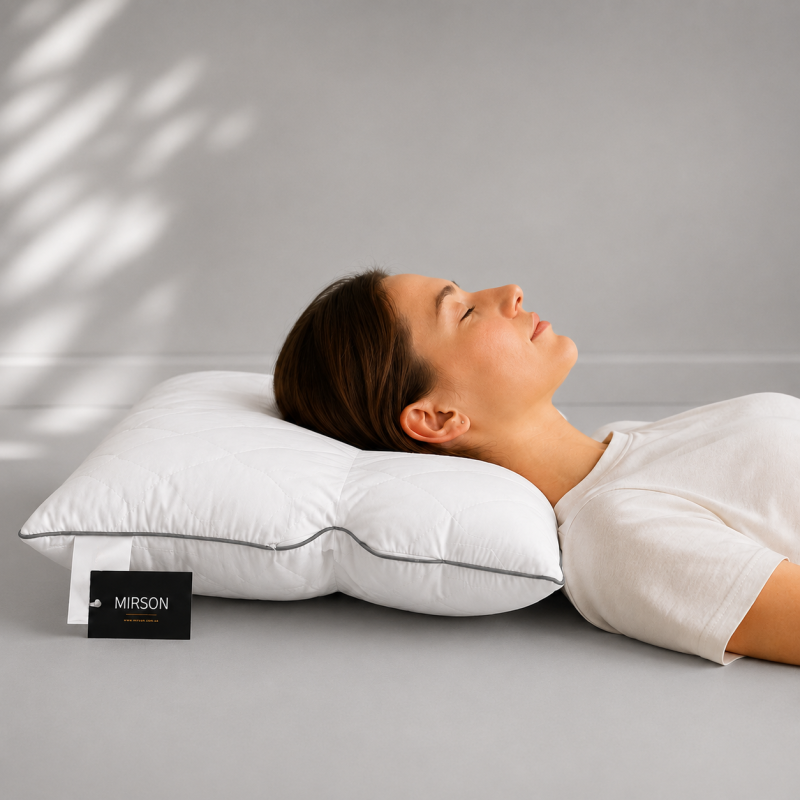 Подушка ортопедична DeLuxe Eco-Soft Silver №565 Фото - 8