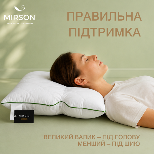 Подушка ортопедична №180 DeLuxe Aloe Vera (СЕРЕДНЯ) - 5