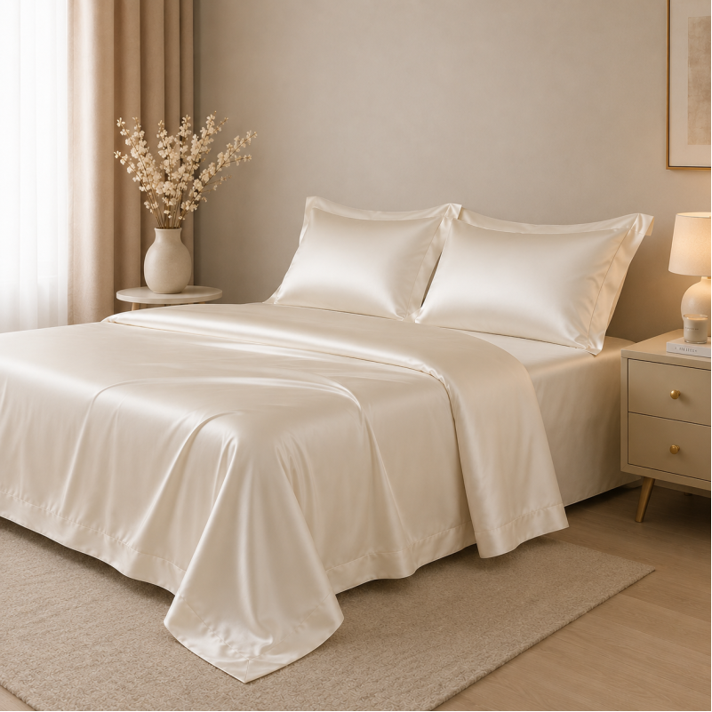 Комплект постільної білизни Tencel Lumi white - 1