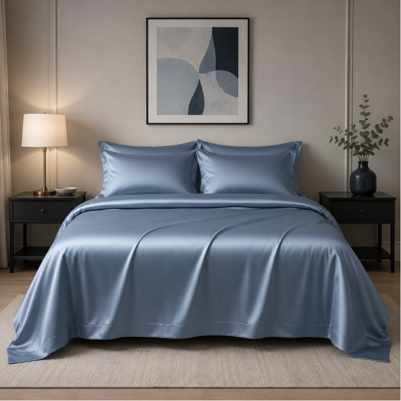 Комплект постельного белья Tencel Lumi blue