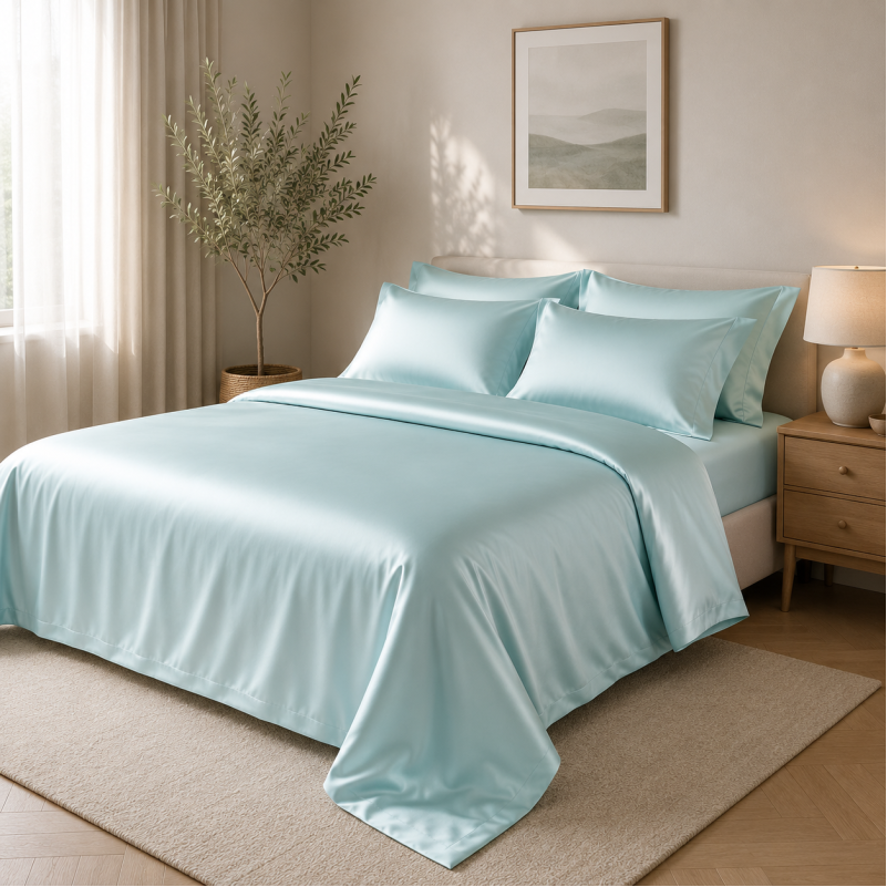 Комплект постільної білизни Tencel Lumi sea - 1