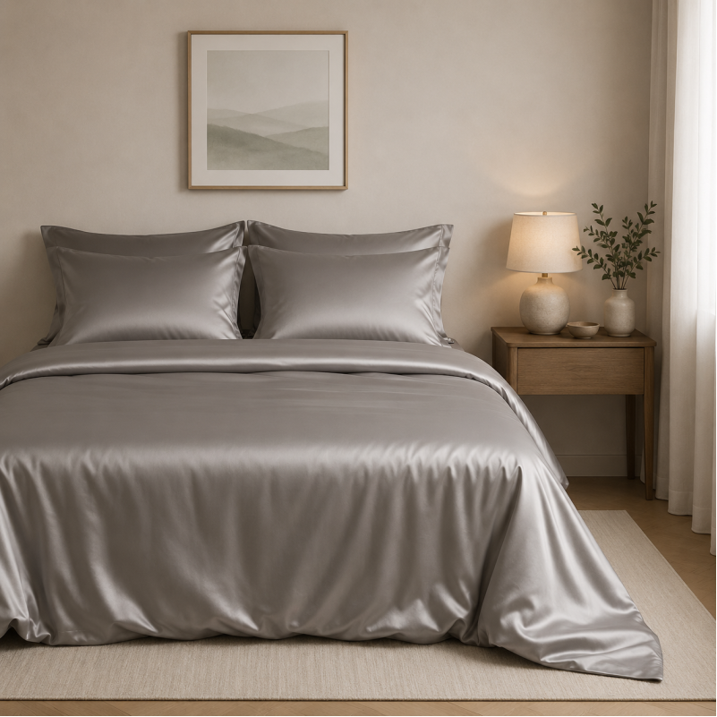 Комплект постельного белья Tencel Lumi gray