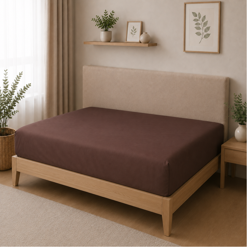 Комплект постельного белья JUNIOR Satin Premium 0210 Cacao Active Фото - 6
