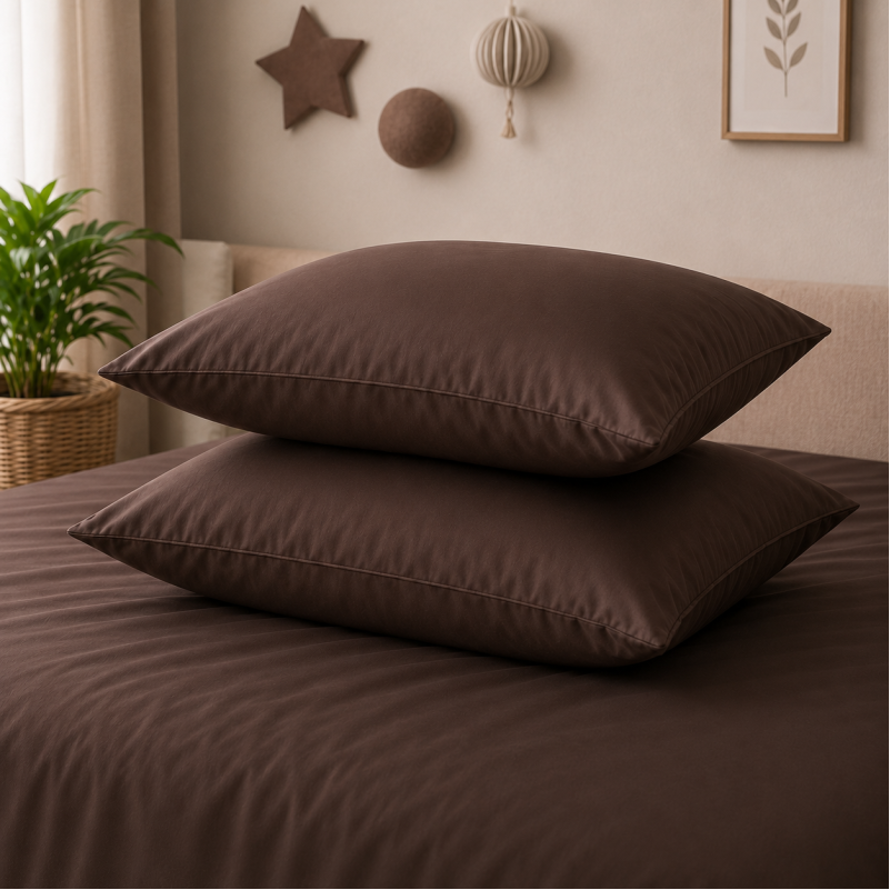Комплект постельного белья JUNIOR Satin Premium 0210 Cacao Active - 4