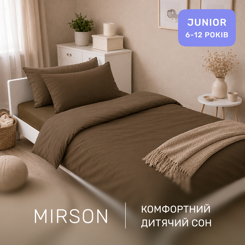 Комплект постельного белья Ranforce Elite JUNIOR 11-0004 Light cacao - 3