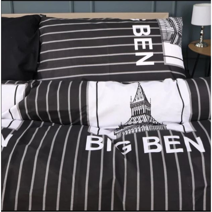 Комплект постельного белья Ranforce Elite 17-0750 Black BigBen - 1