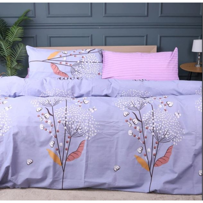 Комплект постельного белья Ranforce Elite 17-0760 Violet blossoms