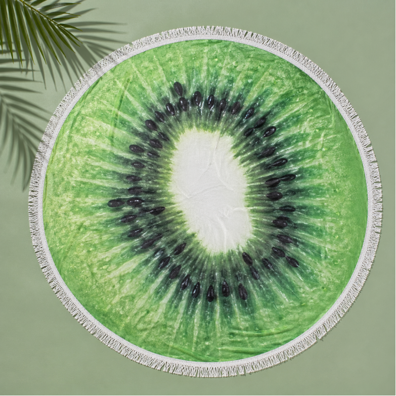 Пляжное полотенце №5074 Summer Time Kiwi