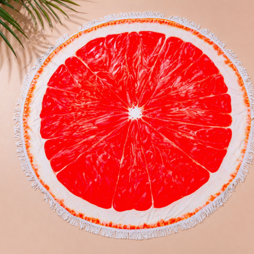 Пляжное полотенце №5056 Summer Time Grapefruit