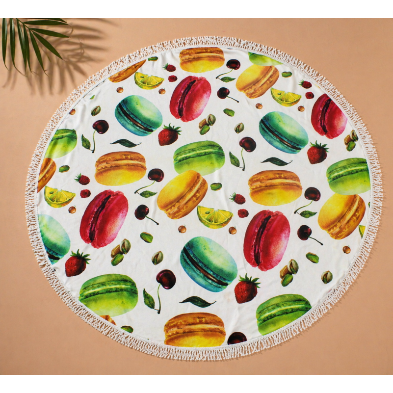 Пляжное полотенце №5066 Summer Time Macaroons