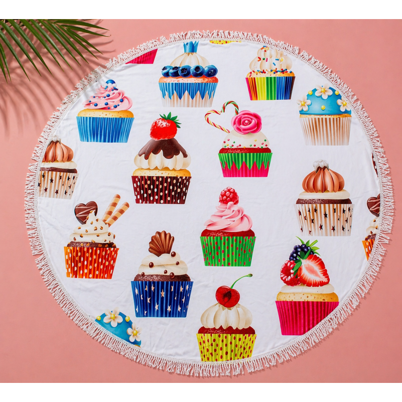 Пляжное полотенце №5059 Summer Time Muffins