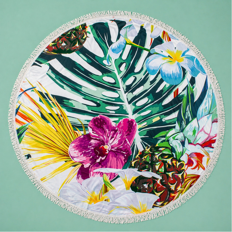 Пляжное полотенце №5062 Summer Time Tropic