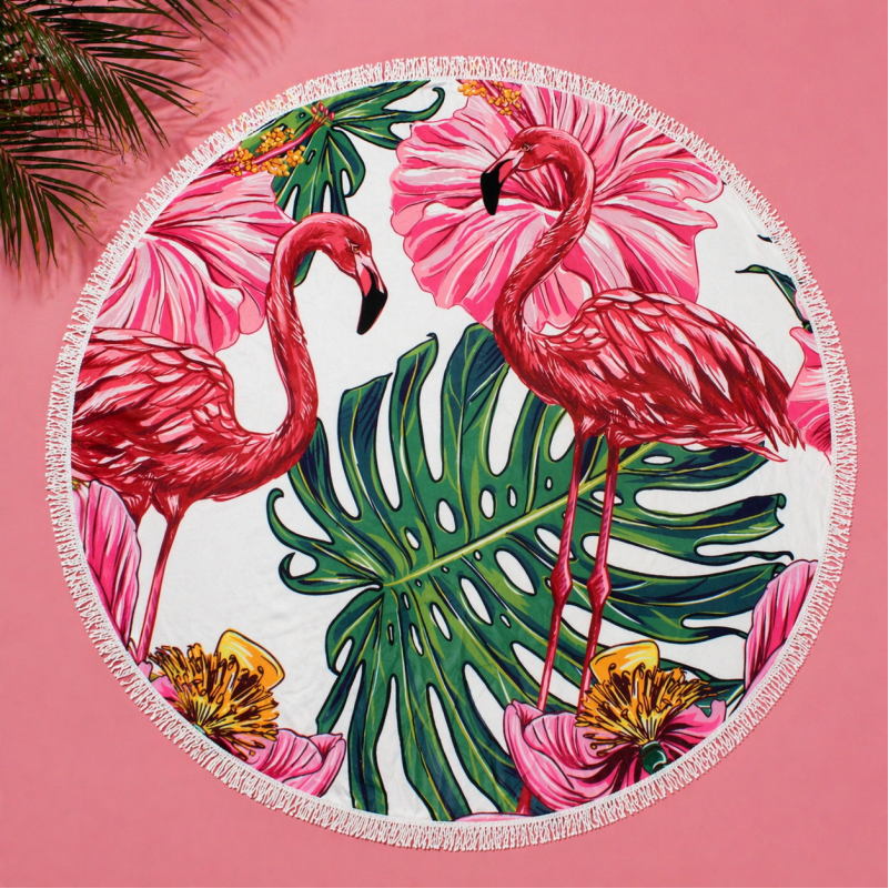 Пляжное полотенце №5070 Summer Time Flaminge Coats