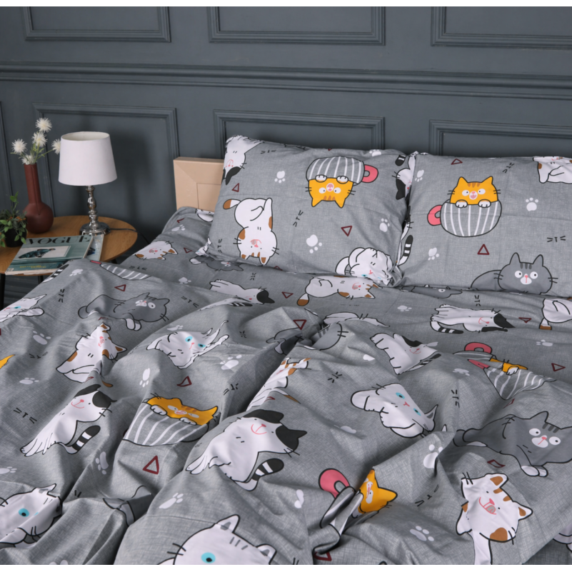 Пододеяльник Ranforce Elite 17-0665 Cream Kittens - 3