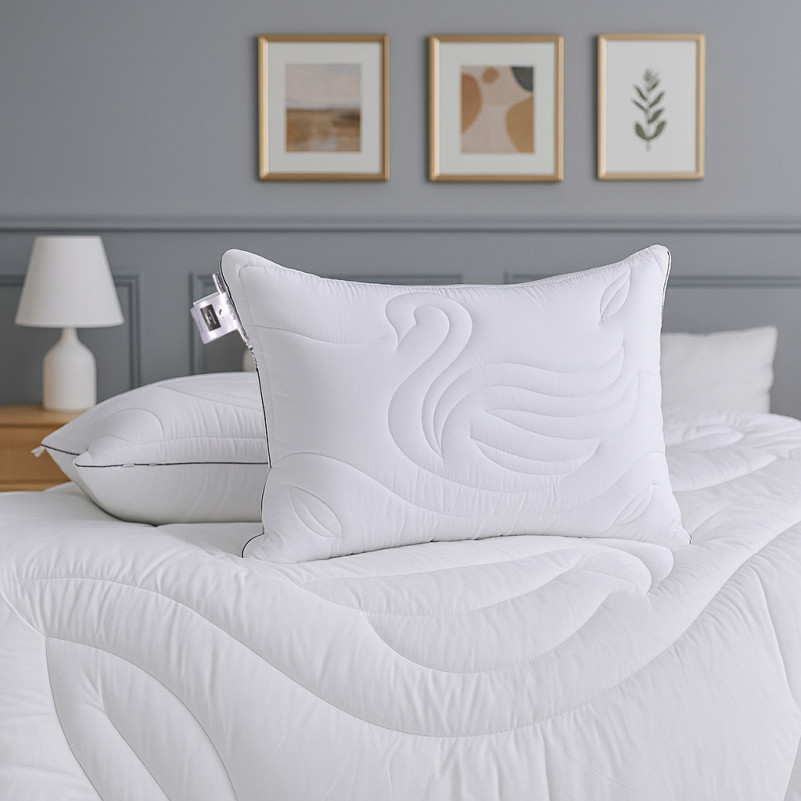 Подушка антиалергенна №509 "Marzello Collection" EcoSoft (висока) - 5