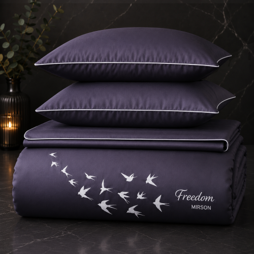  Постільна білизна Сатин ELIT 0240 Iron grey "Freedom"
