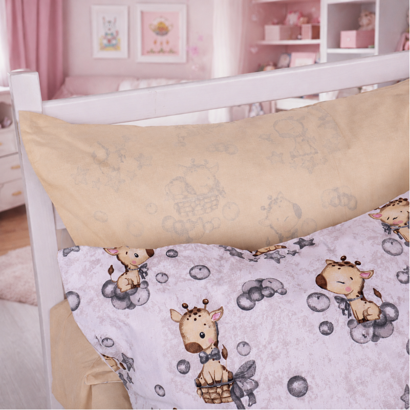 Комплект постельного белья Бязь TEENAGER 17-0922 Tiny Giraffes gray Фото - 8