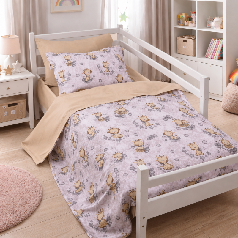 Підковдра Kids Time 17-0922 Tiny Giraffes gray - 1