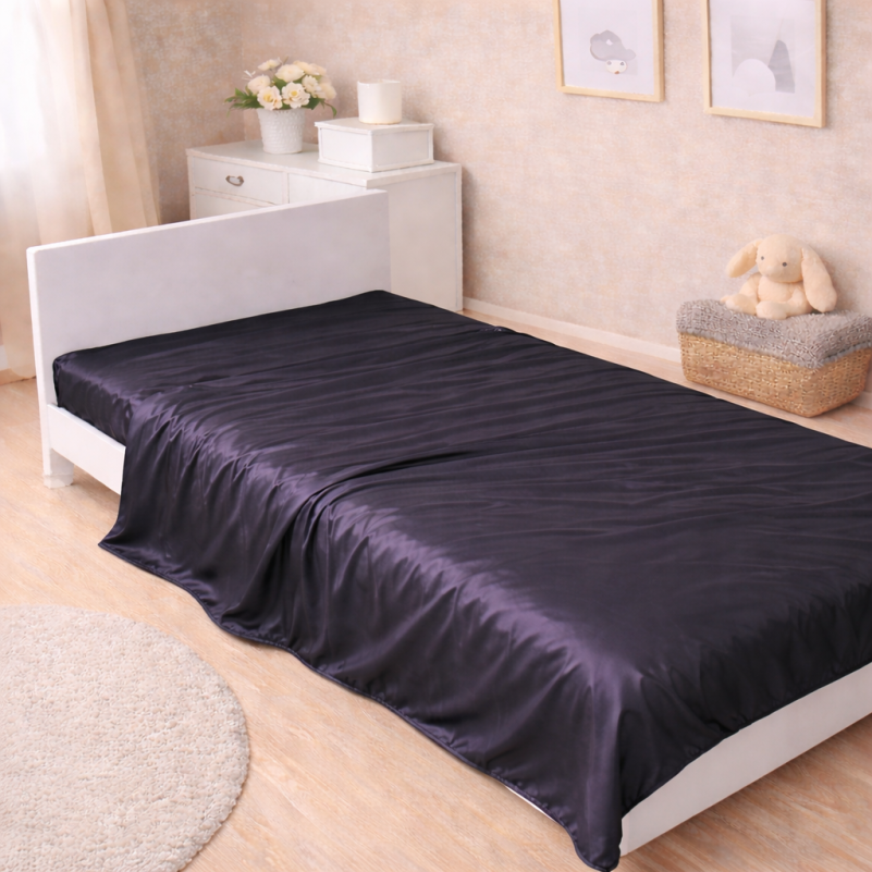 Комплект постельного белья Сатин JUNIOR 0055 Black Pearl - 5