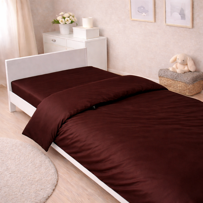 Комплект постельного белья Сатин JUNIOR 0211 Cacao - 5