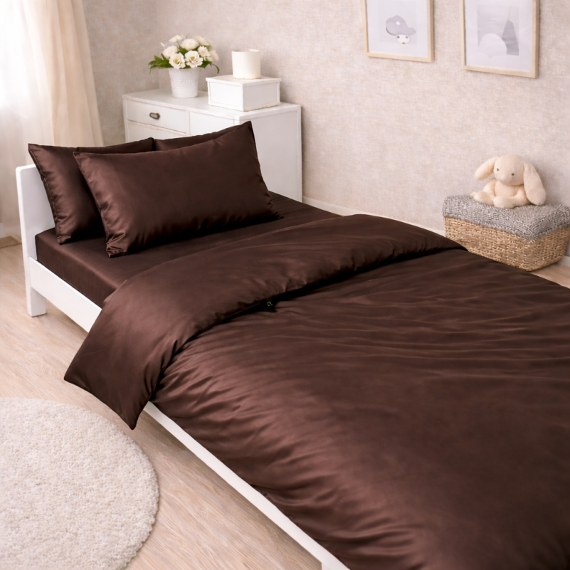Комплект постельного белья Сатин JUNIOR 0211 Cacao