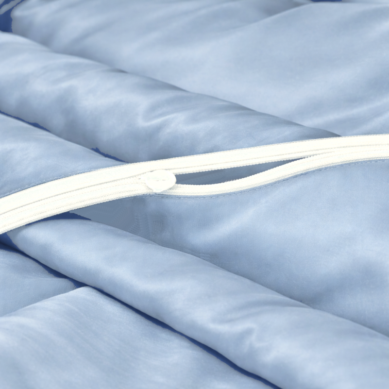 Комплект постельного белья Сатин JUNIOR 0842 Light Blue - 8