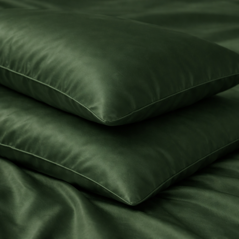 Комплект постельного белья Сатин JUNIOR 0844 Green Olive - 4