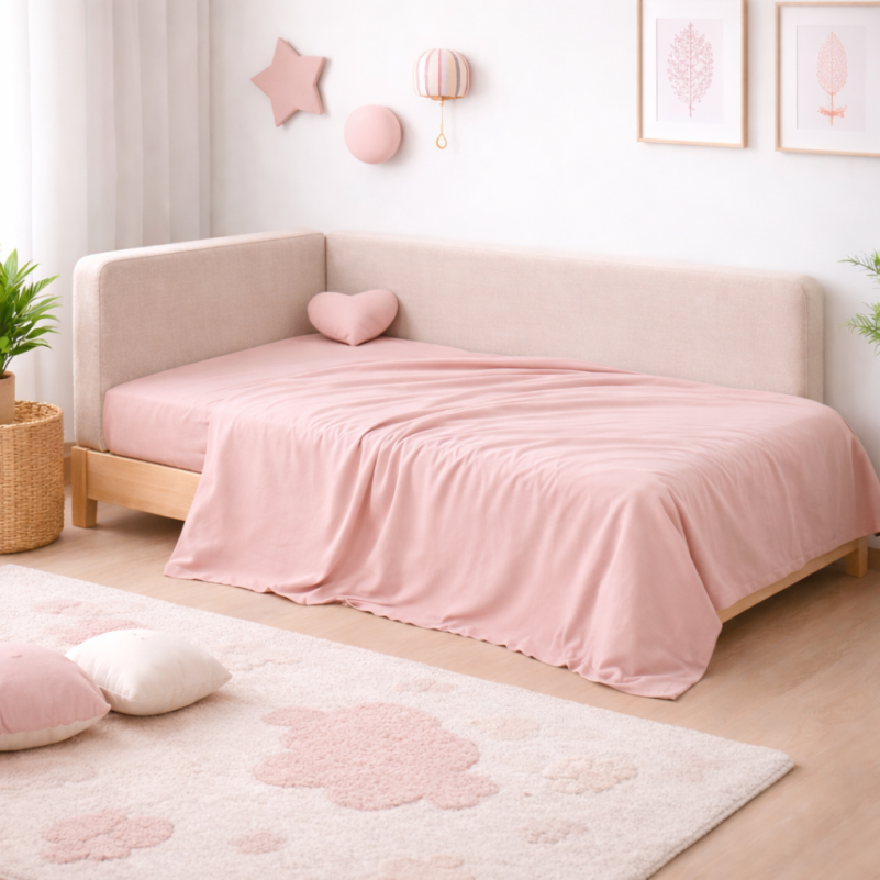 Комплект постельного белья Сатин JUNIOR Satin Light Pro 10-003 Pink - 5