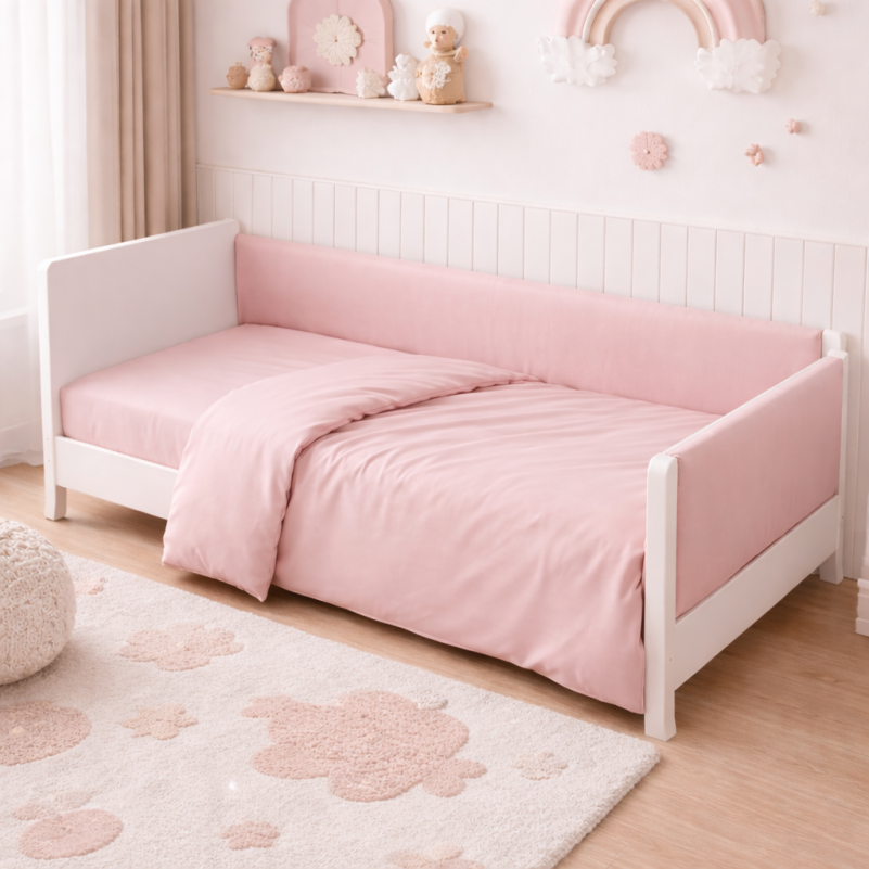 Комплект постельного белья Сатин JUNIOR Satin Light Pro 10-003 Pink - 6