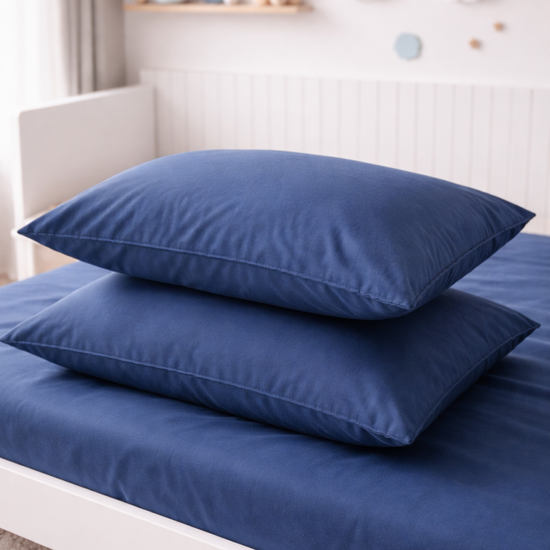 Комплект постельного белья Сатин JUNIOR Satin Stripe 30-0021 Dark Blue - 4